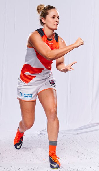 BRUSH-SLIDER1.jpg Ellie Brush is living her childhood dream playing AFLW for the GIANTS. - Ellie Brush,GWS Giants,AFLW